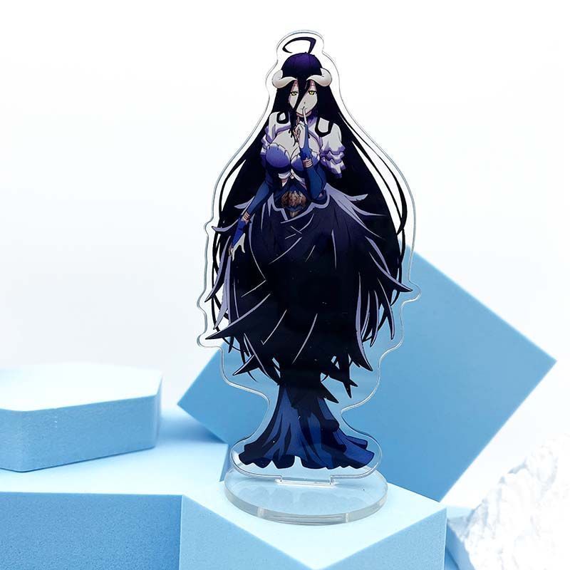 Overlord Overlord Overlord Overlord Đứng Undead King Albedo Anime Hàng Hóa Đồ Trang Trí Acrylic Hai 