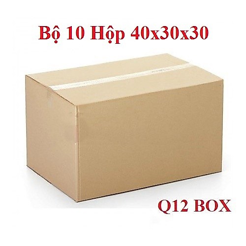 Bộ 10 Hộp Carton 40x30x30 Cm Thùng Carton Giá Rẻ