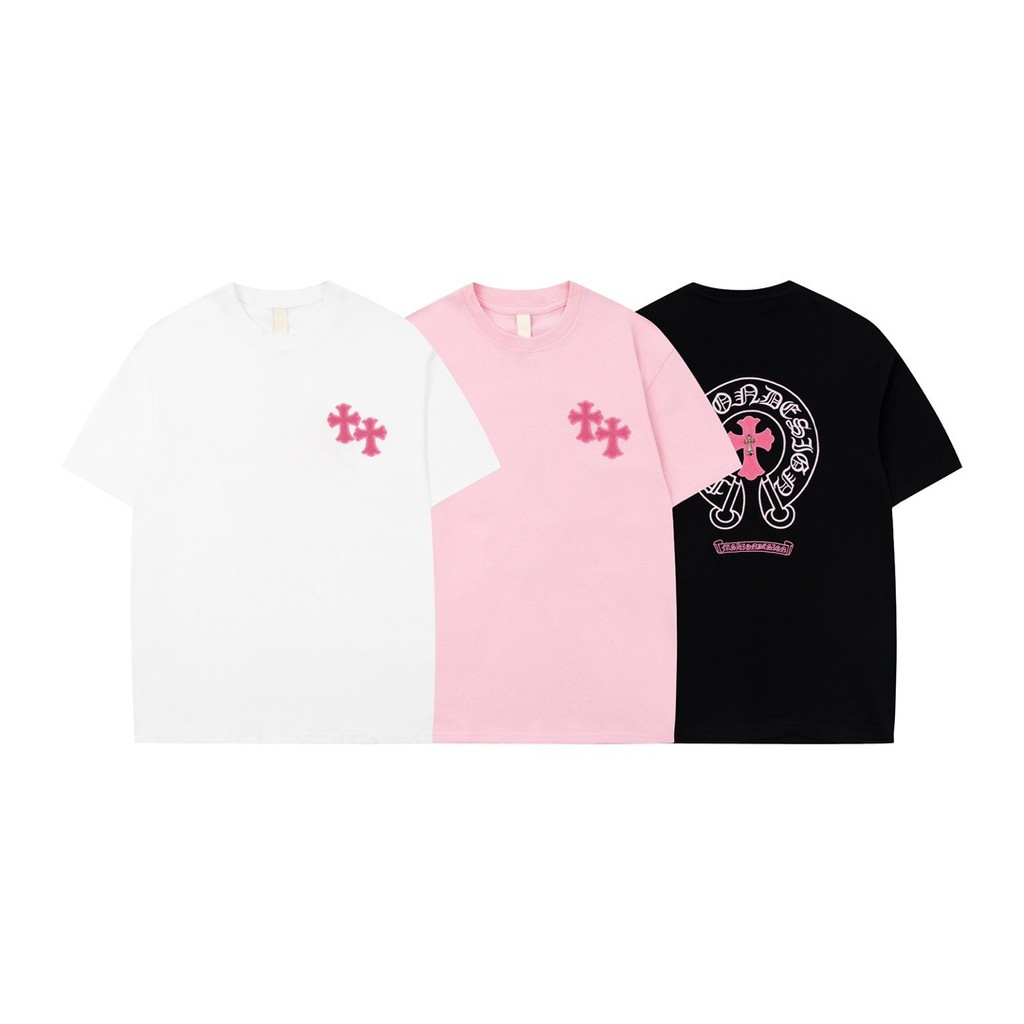 6V0W Chrome Hearts 23New short-sleeve model for the year T Correct version of the shirt s Version ov