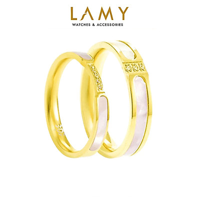 Nhẫn cặp đôi LAMY Dreamy Ring Gold 8020 & 8021