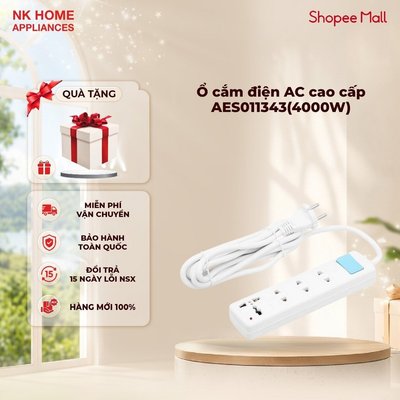 Ổ cắm điện AC cao cấp AES011343(4000W) - Hàng chính hãng