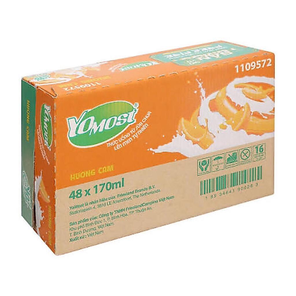 Thùng 48 hộp sữa chua uống Yomost 170ml
