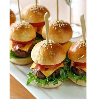 (Túi 10) Vỏ burger mini cocktail, bánh mì burger