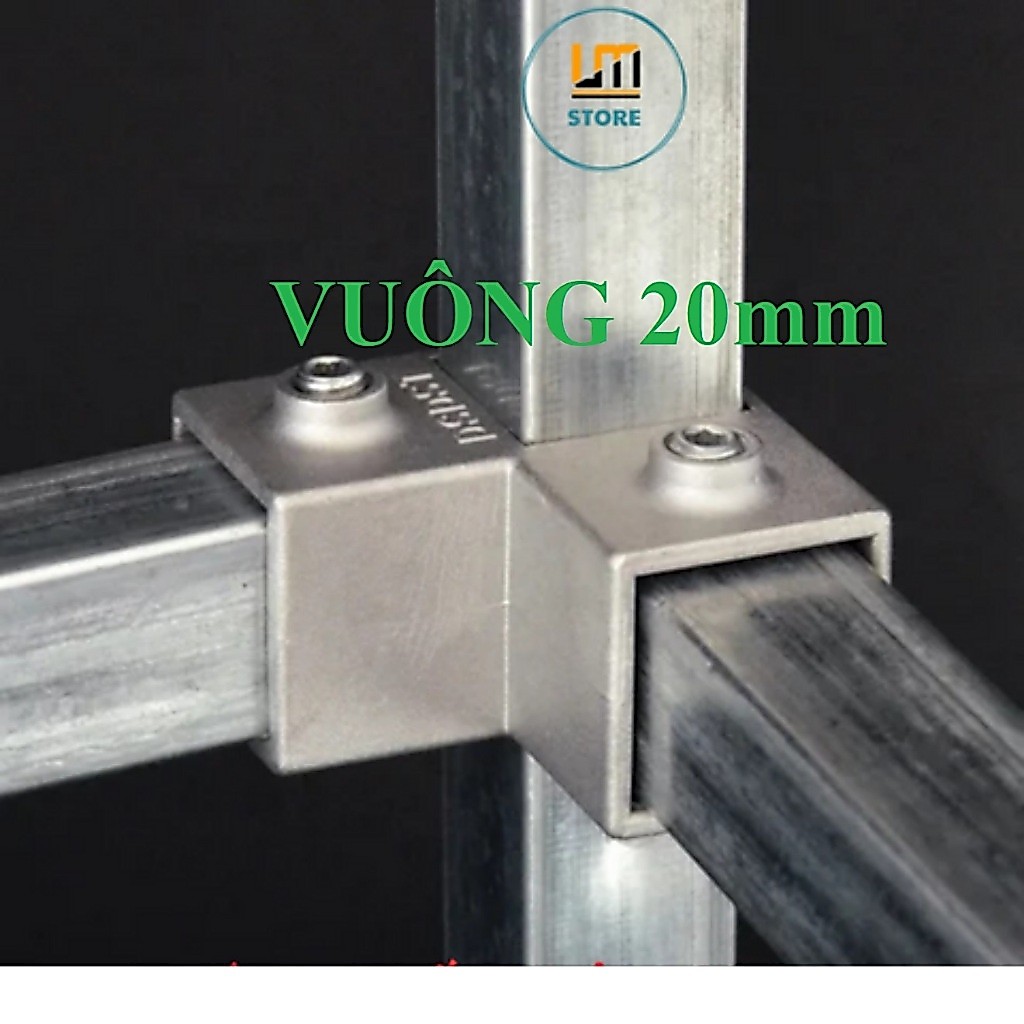 Khớp nối nhanh sắt hộp vuông kích thước 20mm x 20mm | LM store