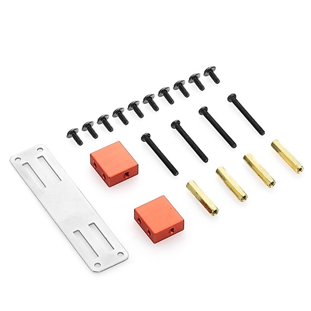MN99S MN99 MN98 MN90 WPL C14 C24 RC xe kim loại nâng cấp các bộ phận điều chỉnh servo gắn giá đỡ ser