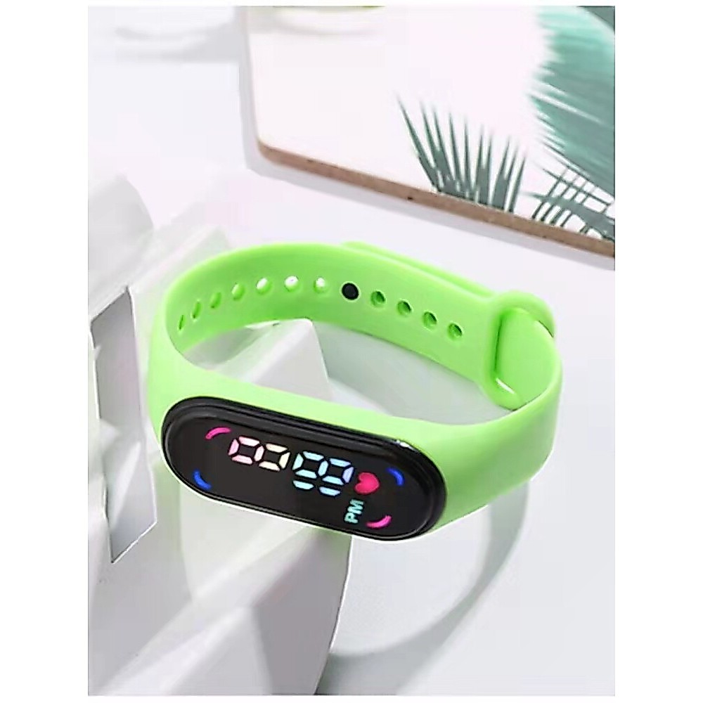 L12 Điện Tử LED Chống Nước Đồng Hồ IC Thẻ Vòng Tay rfid Đồng Hồ Đeo Tay Tương Thích Khóa Vân Tay Swi