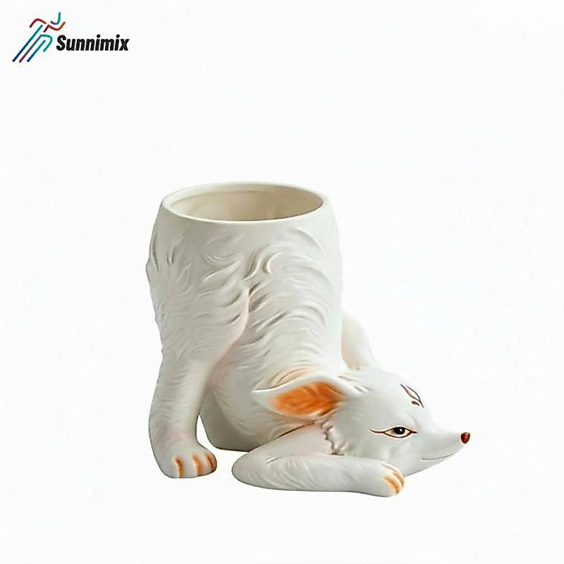Sunnimix Canine Planter Sáng Tạo Và Thiết Kế Sinh Vật Hình Trồng Quà Tặng Notion Trang Trí Sân Vườn 