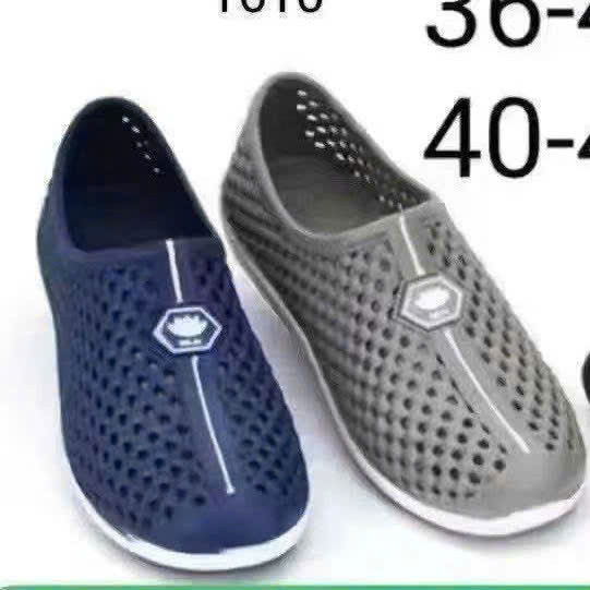 Giày nhựa dẻo đi mưa chống trơn trượt, giày nam kiểu dáng hot boy mang bền đi nắng mưa