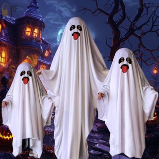 (Có Sẵn) Trang phục Áo choàng ma - Áo choàng cười ma quái hóa trang Halloween cho trẻ em và người lớn