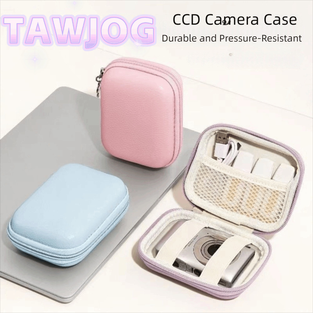 Túi đựng máy ảnh TAWJOG CCD, Túi lưu trữ chống nước EVA, Túi đựng máy ảnh chống rơi có dây kéo di động cho máy ảnh kỹ thuật số Fuji