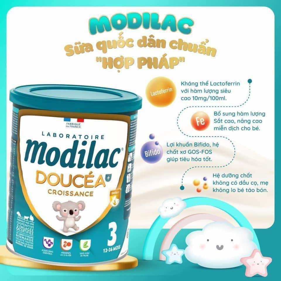 Sữa Modilac Doucéa Hộp 800g 𝗟𝗮𝗰𝘁𝗼𝗳𝗲𝗿𝗿𝗶𝗻