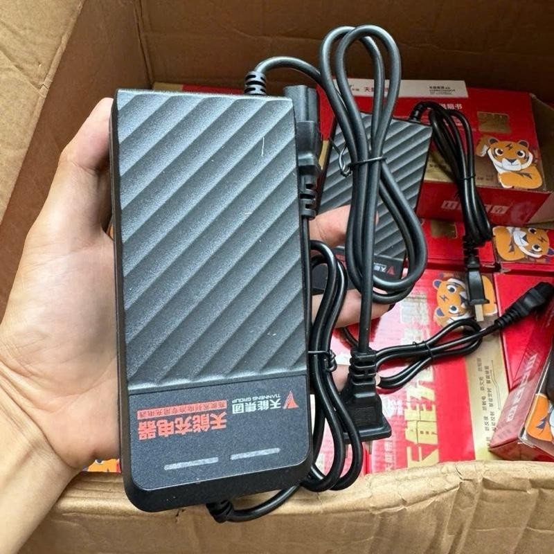 ￼Sạc xe điện Thiên Năng 60V-20AH tự động ngắt khi sạc đầy dùng cho xe Xmen, Vespa, Dibao, Gogo...