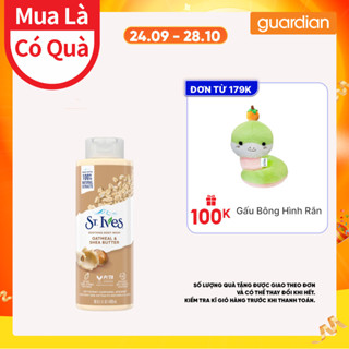 Sữa Tắm Yến Mạch Và Bơ Soothing Body Wash Oatmeal & Shea Butter St. Ives 473ml