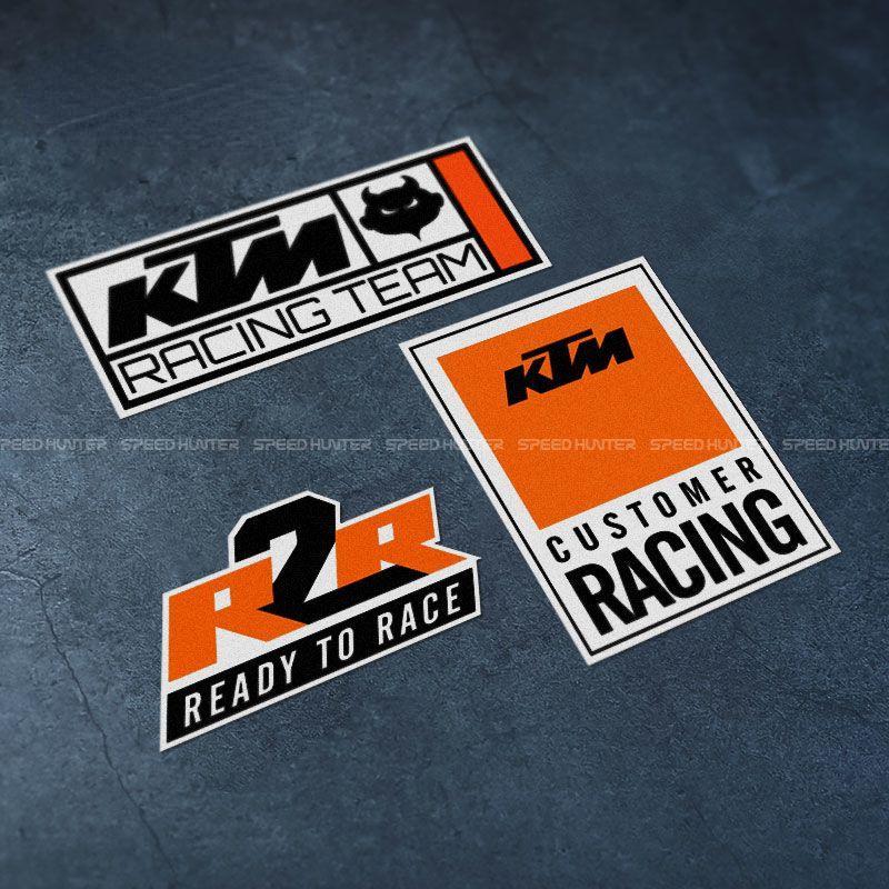 KTM R2R stickers, RC390, Duke 690, 1290 Adv motorcycle gas tank decorative stickers