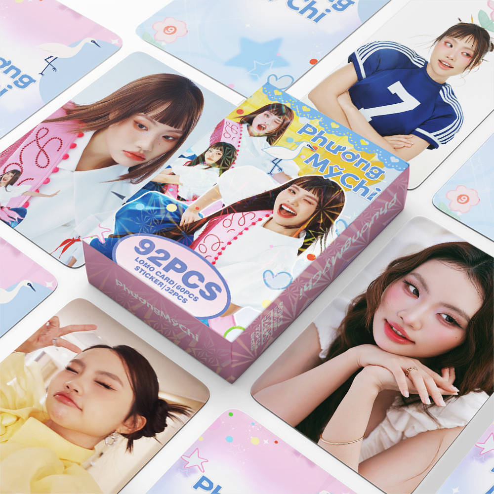 92 Cái / hộp Ngôi Sao Việt Nam EM XINH SAY HI AnhSangAZA Phương My Chi Lomo Cards LamBaoNgoc BichPhu