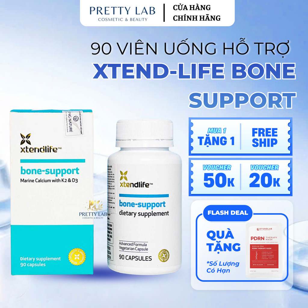 Viên Uống Xtend-Life Bone Support Hỗ Trợ Bổ Sung Dưỡng Chất Cho Xương Khớp 90 Viên