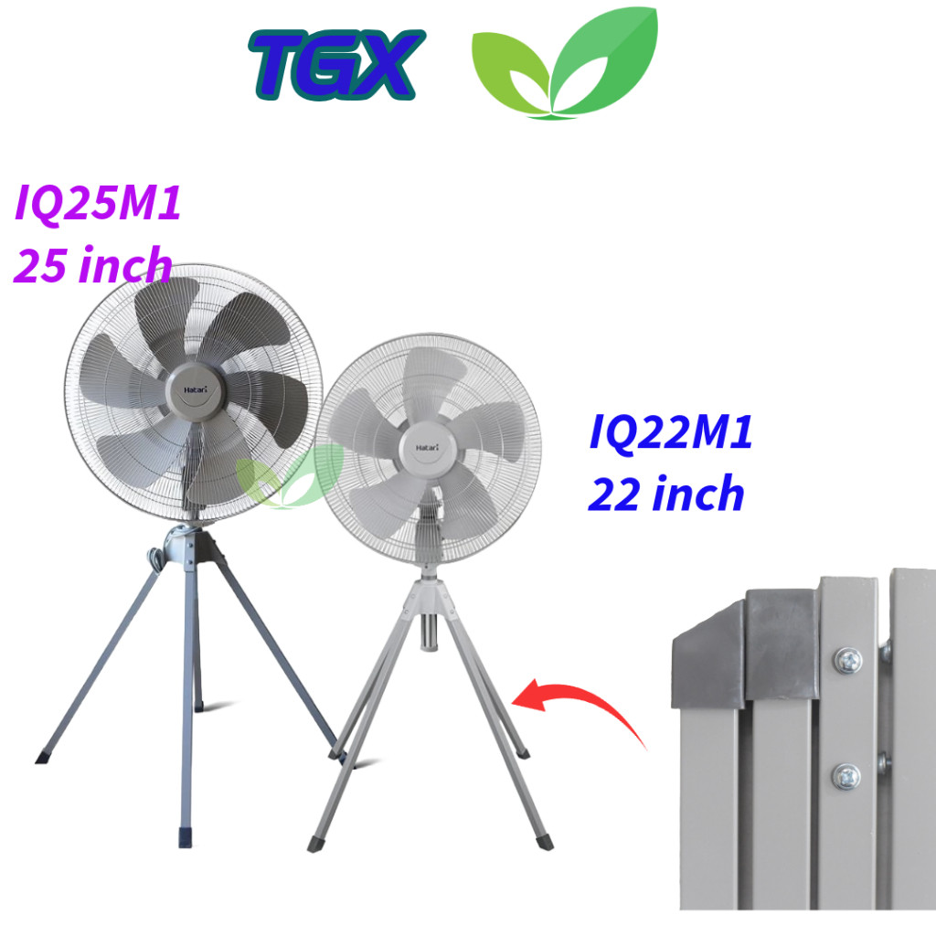 Phụ tùng chân quạt Hatari công nghiệp 22- 25 inch IQ22M1- IQ25M1