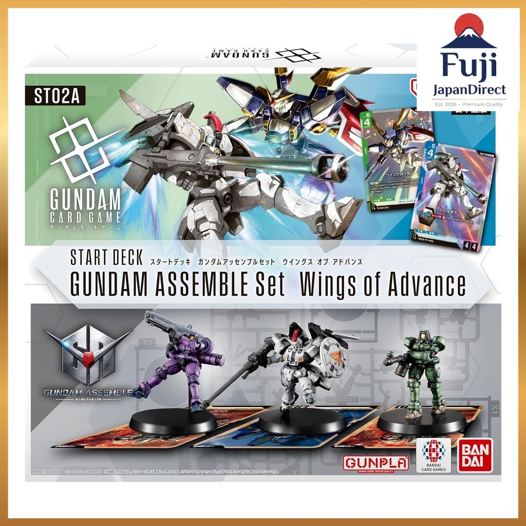 BANDAI Gundam Card Game Start Deck Gundam Assemble Set Wings of Advance ST02A Fuji JapanDirect