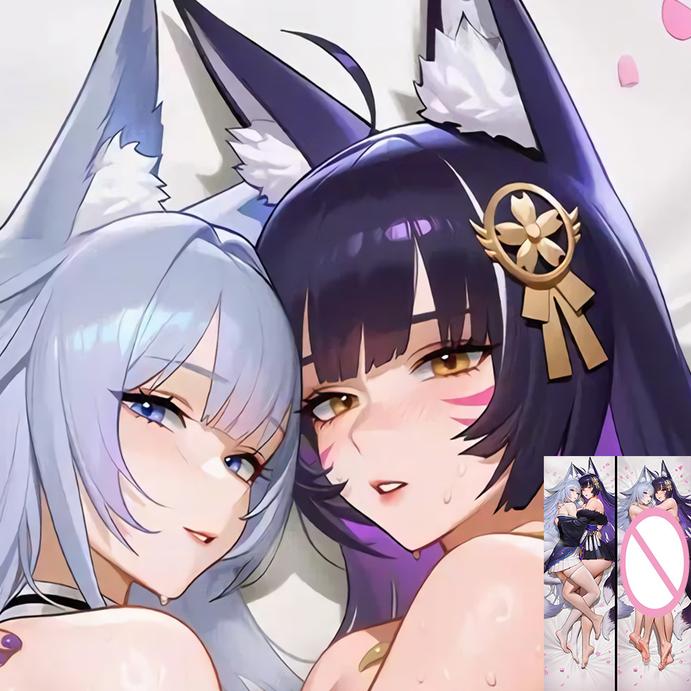 Dakimakura Ôm Thân Gối Anime Azur Lane Shinano Musashi Gối Đệm