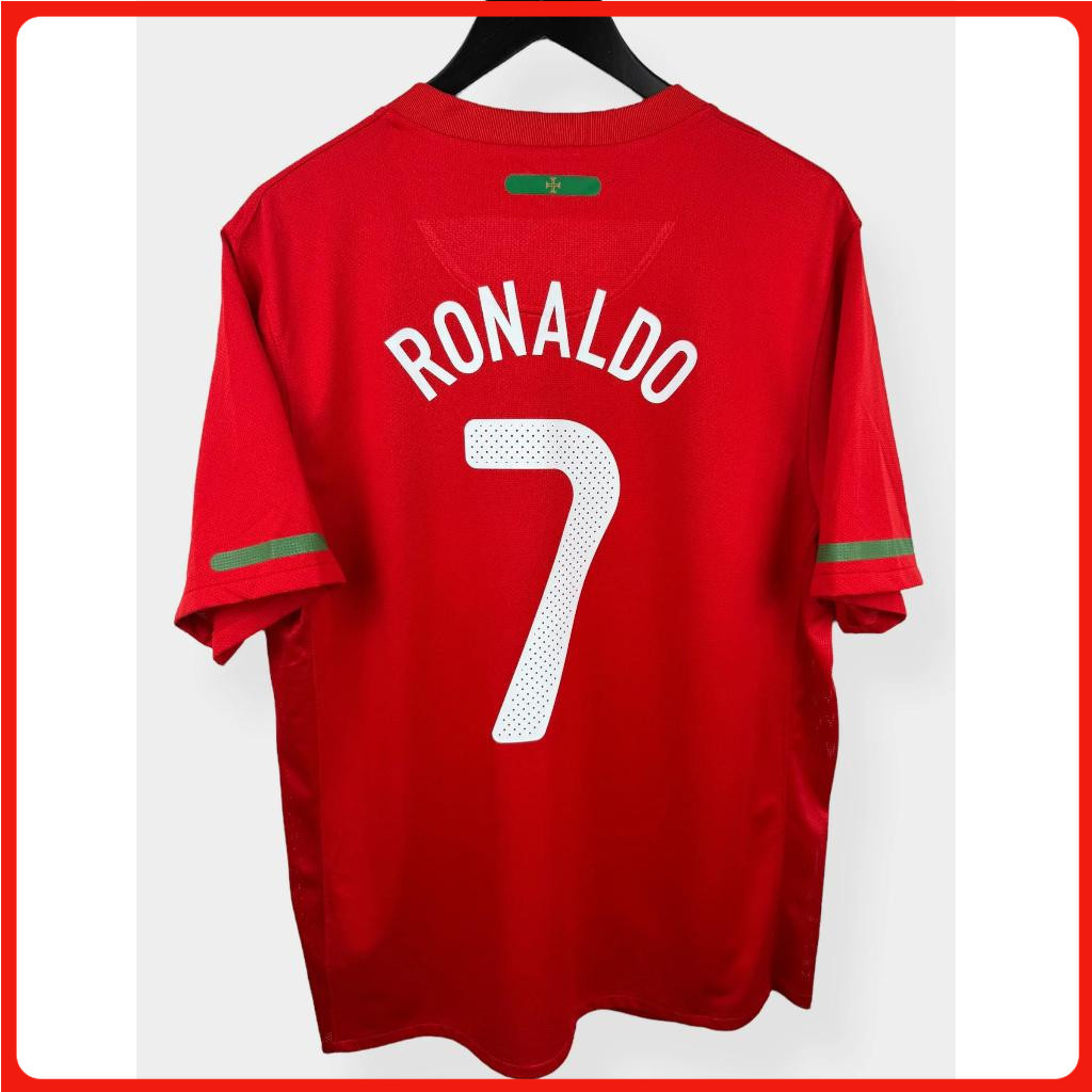 Áo đấu retro sân nhà Bồ Đào Nha 2010 chất lượng hàng đầu, Ronaldo #7