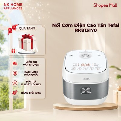 Nồi Cơm Điện Cao Tần Tefal Rice Master RK8131Y0 1.5L IH Nấu Cơm Dẻo Ngon - BH Chính Hãng