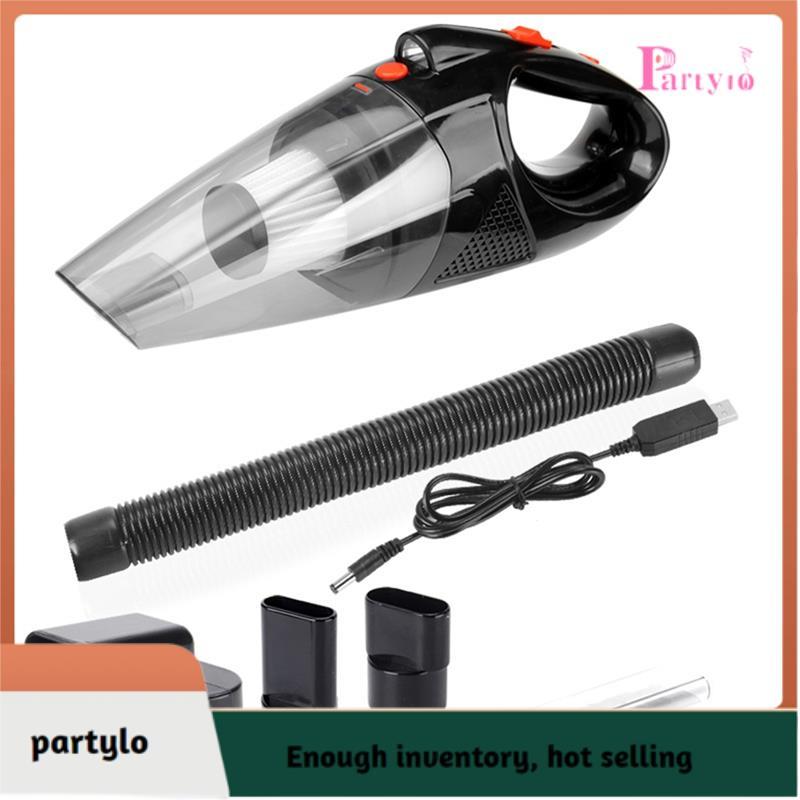 [partylo] Máy hút bụi không dây cầm tay - Hút 12000PA, Đèn LED,, Chống nước