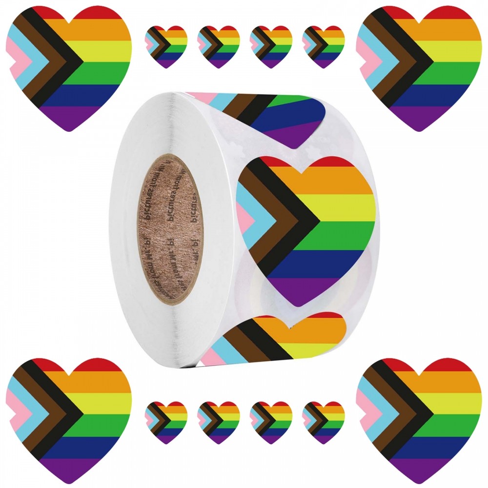 [DOLLDOLL-VN]Rainbow Stickers Stickers 500pcs Adhesive Stickers Crafts Envelopes Gay