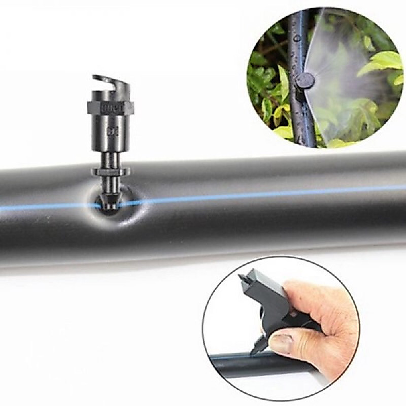 Béc Tưới Phun Mưa 180 Độ, béc tưới gốc cây, tưới hàng rào, tưới cây góc bị hẹp