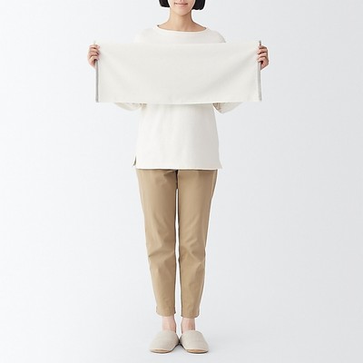 [26SS] MUJI Bộ Hai Khăn Mặt Viền Màu (25x70cm)