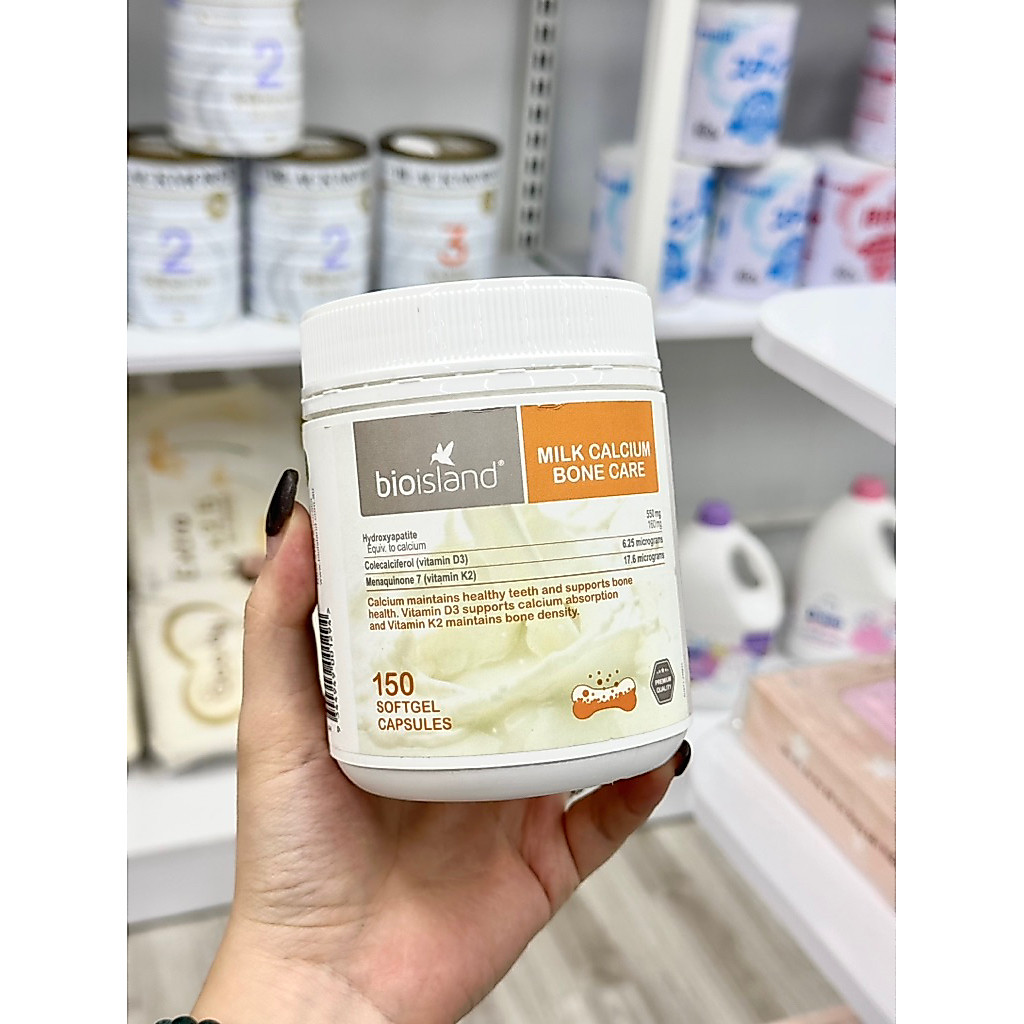 Biosland Canxi hữu cơ cho người lớn hộp 150 viên hỗ trợ sức khoẻ
