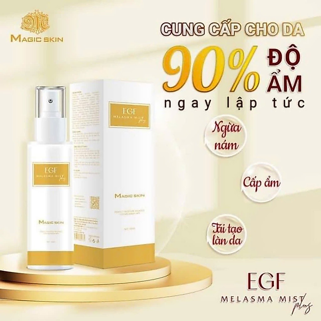 Xịt Khoáng Tế Bào Gốc MAGIC SKIN 100ml Miracle Watare EGF Melasma Mist Plus MAGIC SKIN