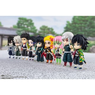 shop con vũ trí ba [ hỏa tốc hcm ] Mô hình 9 trụ cột 10cm khớp cử động Tanjiro Nezuko Zenitsu Inosuke Kimtesu No Yaiba