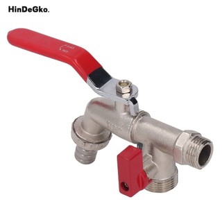 [🔥Rẻ HDG] 1 trong 2 ra vòi bền Vòi chống ăn mòn máy giặt van bi vòi 3/4in đầu vào cho tưới tiêu cho ngoài trời