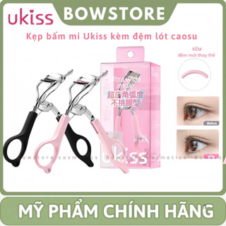   UKISS  Bấm Mi Ukiss Dụng Cụ Uốn Mi Kèm Đệm Cao Su Thay Thế  Bấm Mi Cong Tự Nhiên Dễ Dùng Bowstore 