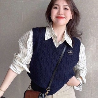    HÀNG SẴN  Áo Len Gile Nữ Form Rộng Phong Cách Hàn Quốc - Thời Trang Công Sở 