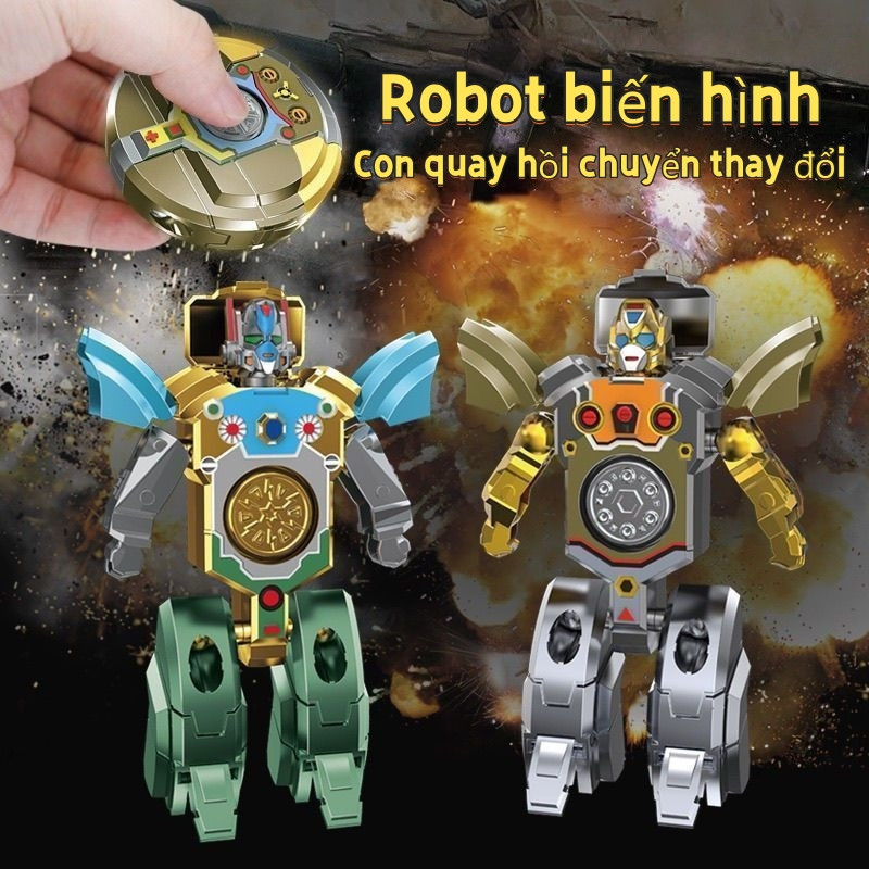 Đồ chơi con quay hồi chuyển biến dạng, đồ trang trí để bàn biến dạng, con quay hồi chuyển giải nén sáng tạo