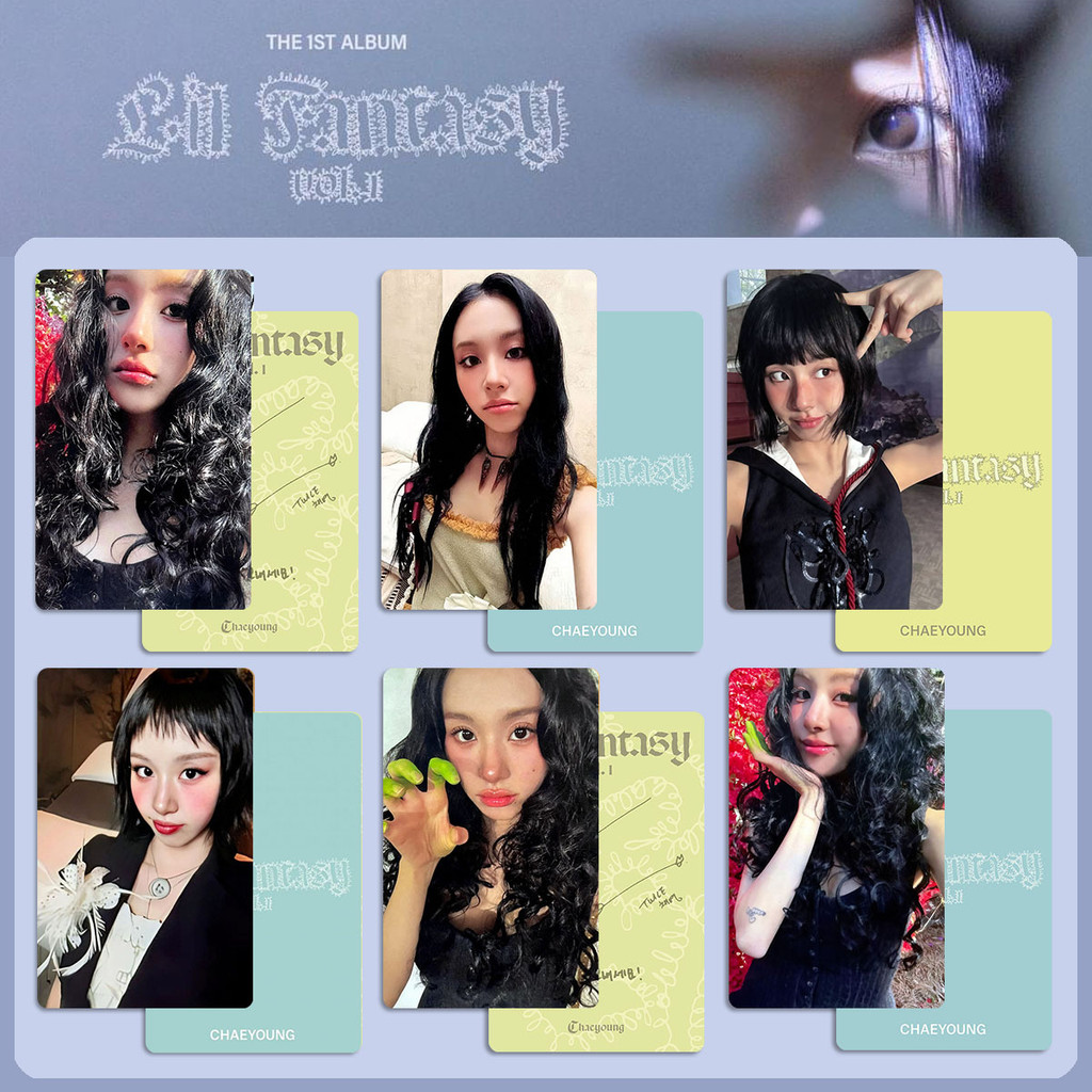 5-9 Chiếc TWICE Chaeyoung LIL FANTASY vol.1 Lomo Cards Thẻ Trong Suốt ĐÂY LÀ CHO TWICE5 Photocard Na