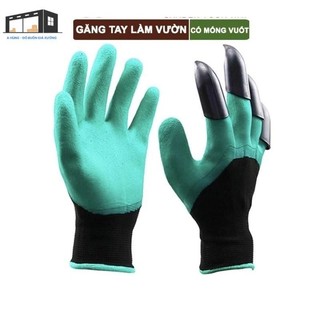  Găng tay làm vườn có móng chống nước chống cắt bao tay đào đất - dụng cụ làm vườn cào cỏ chăm sóc cây  ngocanhngocanh98 