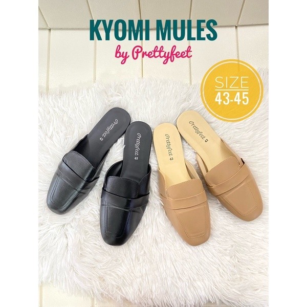 YC2 Prettyfeet KYOMI Plus Size Slip On Shoes Woman - Kasut Perempuan Plus Size (Hàng có sẵn)