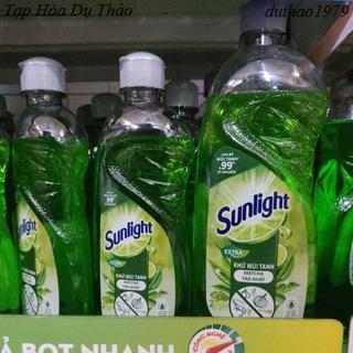 Nước Rửa Chén Khử Mùi Tanh Sunlight Matcha Trà Nhật Mới Chai