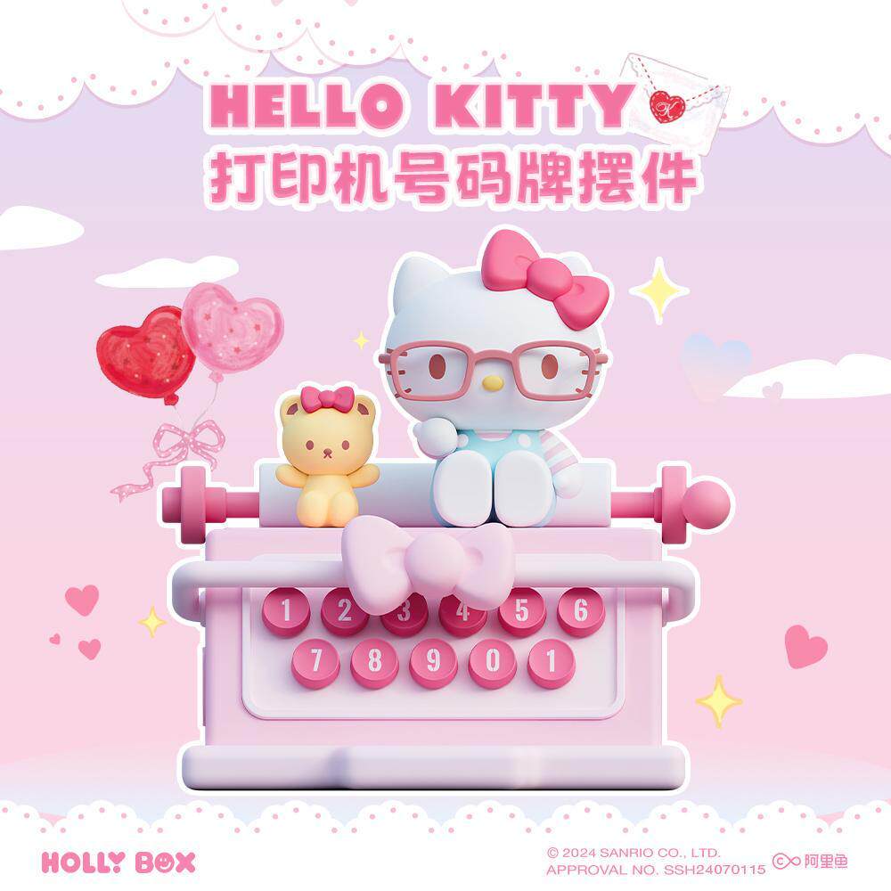 Sanrio Hello Kitty Đỗ Xe Biển Số Trang Trí Ô Tô Hương Liệu Hello Kitty Búp Bê Quà Tặng
