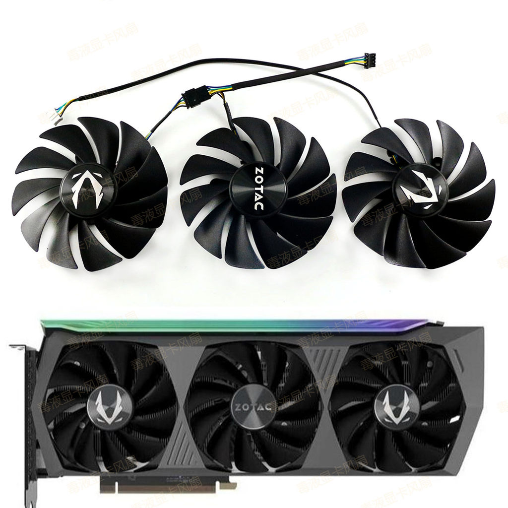 Quạt hoạt hình màn hình Trinity RTX 3070 / 3070ti / 3080 / 3080ti / 3090 AMP / Trinity
