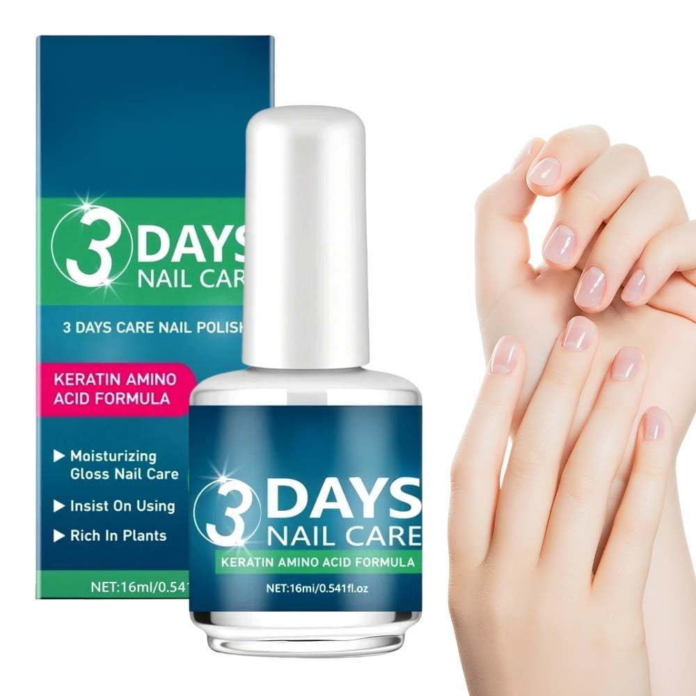 2026New3DaysNailCareOilwithKeratin-FastStrengthening & HydratingforDry, Week & FragileNails (1 ❈ ้ น