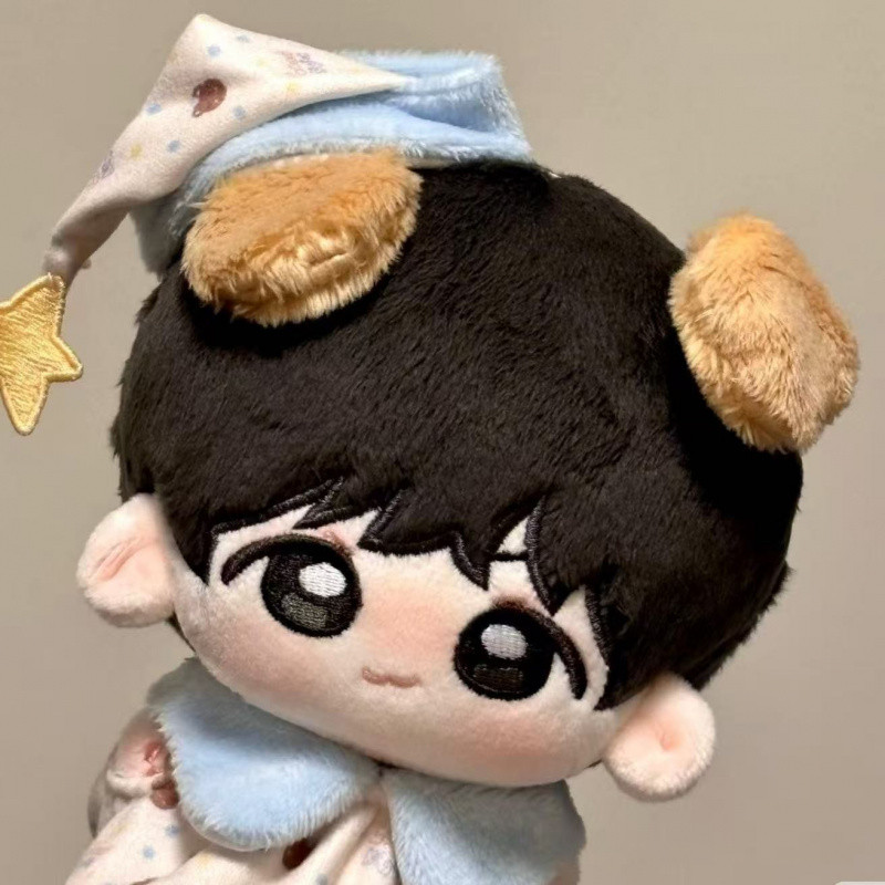 BOYNEXTDOOR Myung Jaehyun Búp Bê Cotton 10cm Có Ngôi Sao Mũ Ngủ Pyjama Trang Phục Mềm Mại Sang Trọng