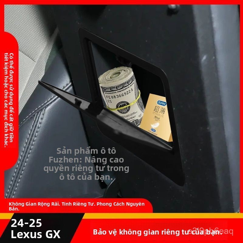 Khay để đồ hộp tỳ tay Lexus GX550h 24-25 phụ kiện nội thất ô tô thiết kế kín đáo hiện đại