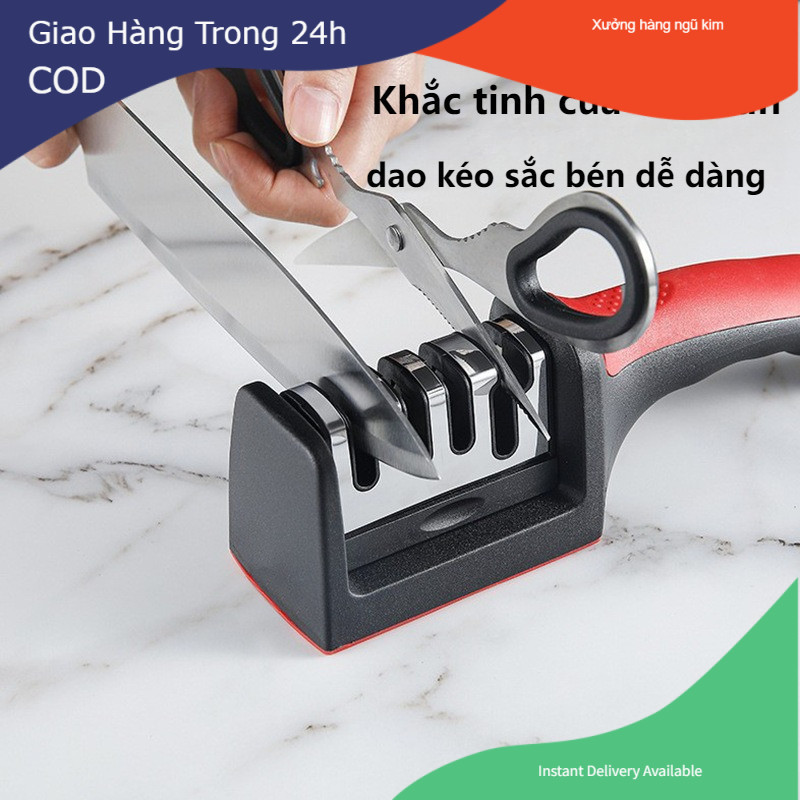 [COD]Máy mài dao chống trượt, đáy silicon diện tích kép, chắc chắn không lệch