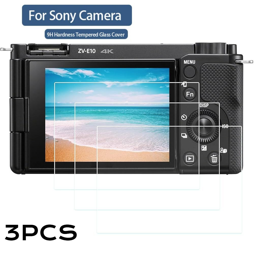 3 Máy Ảnh 9H Kính Cường Lực Phim Cho Sony ZV-E10 ZV-1 ZV-E10 II ZV-E1 ZV-1 II ZV-1F FX30 FX30B FX3 Z