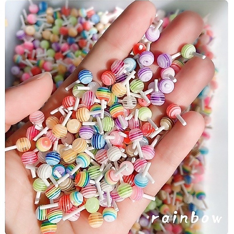 charm kẹo đính móng (giá 10 chiếc, giao mẫu ngẫu nhiên)