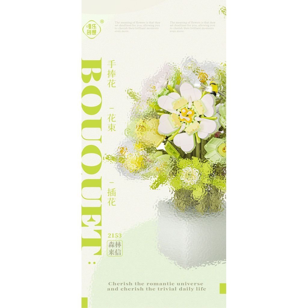 DJNM [Cash commodity and quick delivery]Weile Creative2152-53Bouquet of Flowers, Pink Mist Flower Is