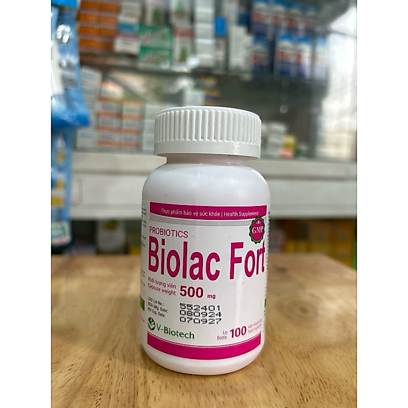 ✅ Biolac Fort lọ 100 viên Bổ sung lợi khuẩn hỗ trợ giảm rối loạn tiêu hoá, giúp ăn ngon miệng